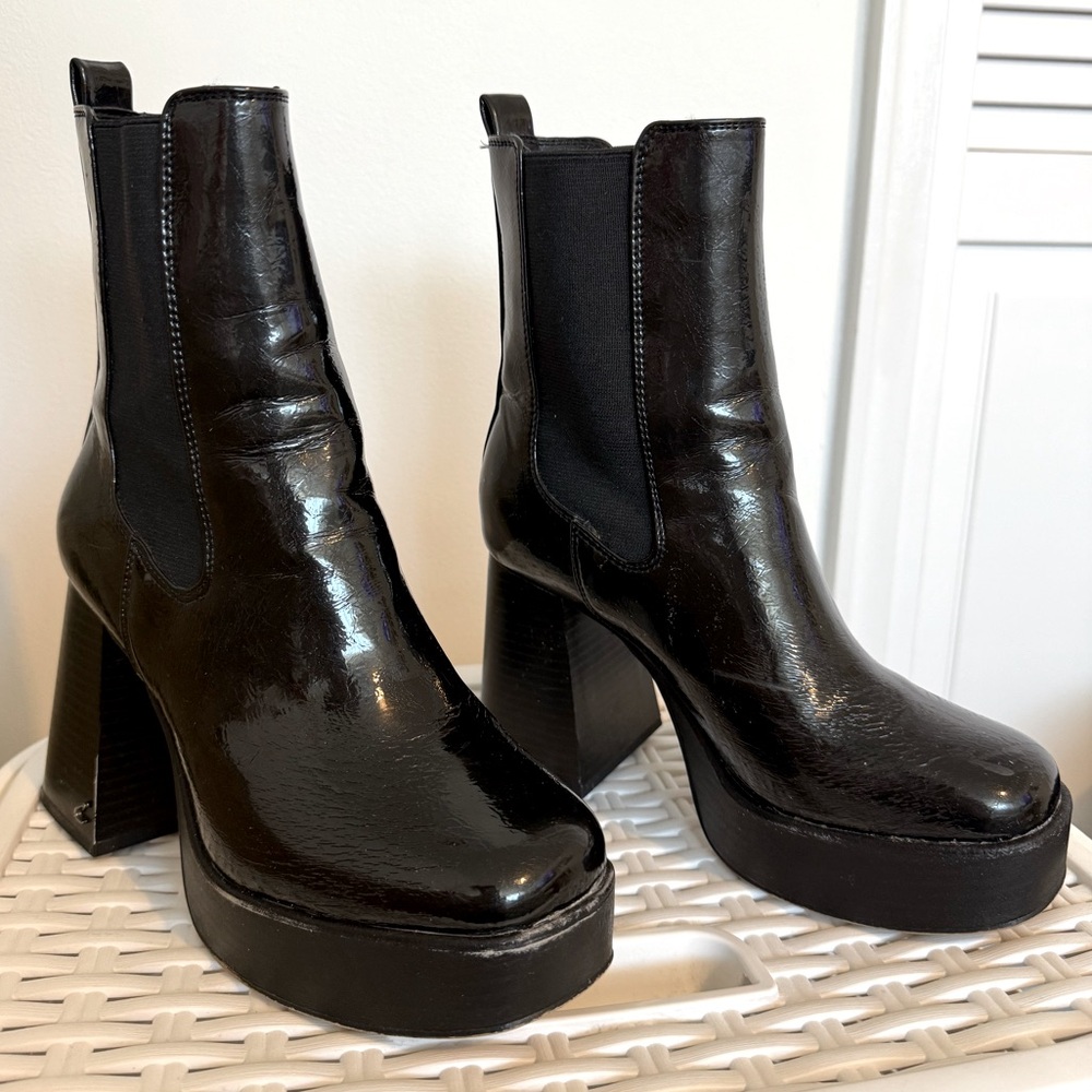 Circus NY by Sam Edelman, Stace Square Toe Chelsea Boots, Size 7.5